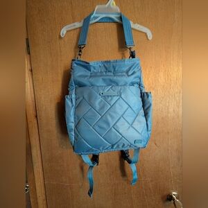 Blue Quilted LUG Backpack